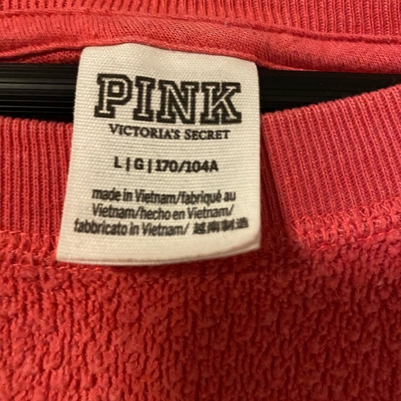 PINK Victoria's Secret Women's Pink (color) Crew Neck Sweater - Picture 3 of 5